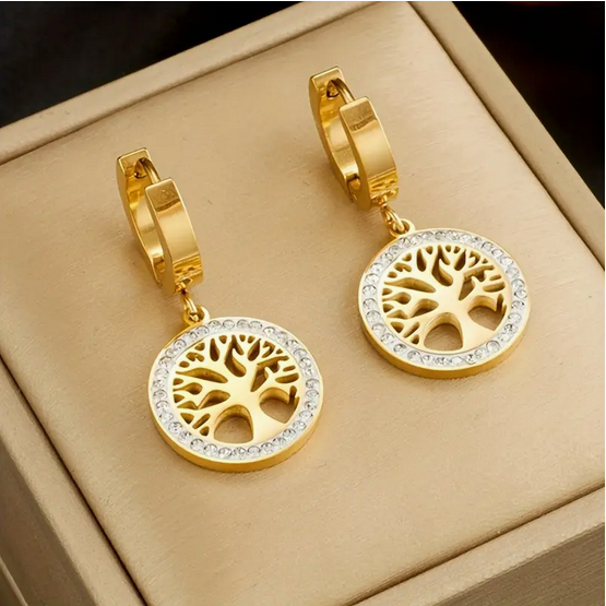 Livets träd örhängen